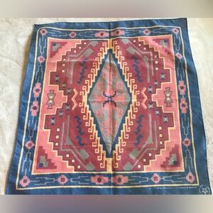 Aztec-Inspired Multicolor Cotton/Poly scarf/Bandana